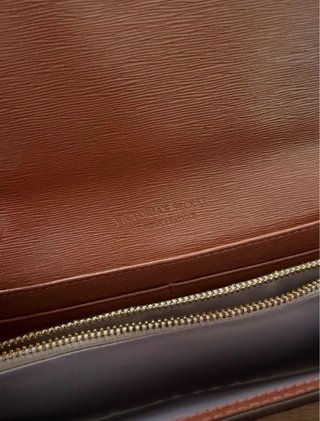 Cartera Victoria's Secret Piel Marrón Dorada
