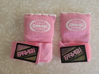 Guantes/Vendas Boxeo Rosa Talla S mujer- junior