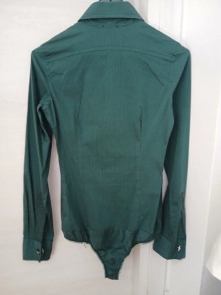 Body Camicia Rosso di Sera Verde