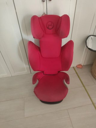Silla coche Isofix Grupo 1/2/3 Rosa