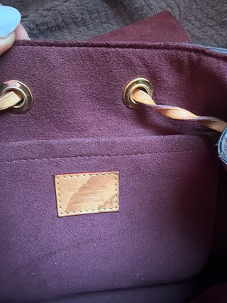 Mochila Louis Vuitton Marrón y Dorada