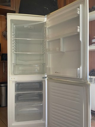 Nevera Combi Candy Blanca