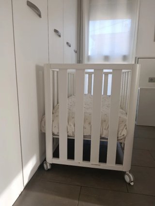 Cuna colecho madera blanca Doco