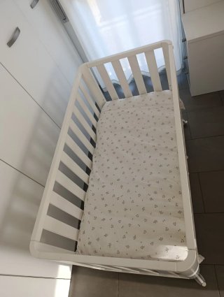 Cuna colecho madera blanca Doco