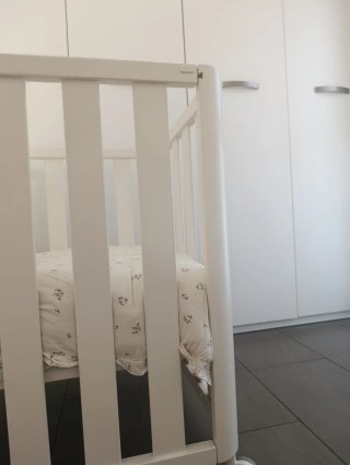 Cuna colecho madera blanca Doco
