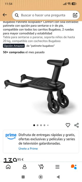 Patinete Bugaboo para segundo niño