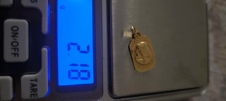 Cadena y dije de oro 18k Virgen 7.26g