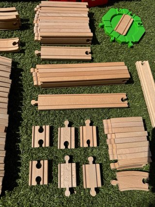 Super pack Tren+ accesorio madera IKEA +90 piezas