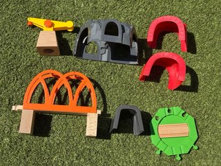 Super pack Tren+ accesorio madera IKEA +90 piezas
