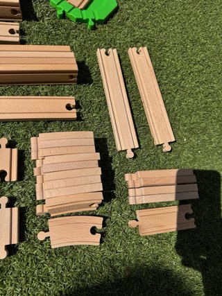 Super pack Tren+ accesorio madera IKEA +90 piezas