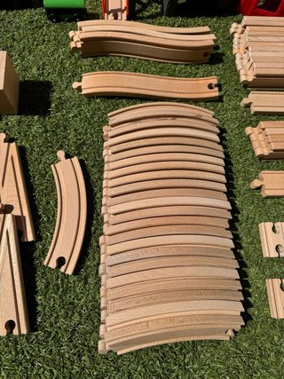 Super pack Tren+ accesorio madera IKEA +90 piezas