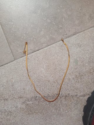Collar bisutería dorado