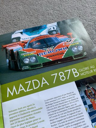 Brochure Mazda 787B + Toyota TS050