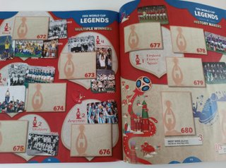 Álbum plancha Panini Mundial Rusia 2018