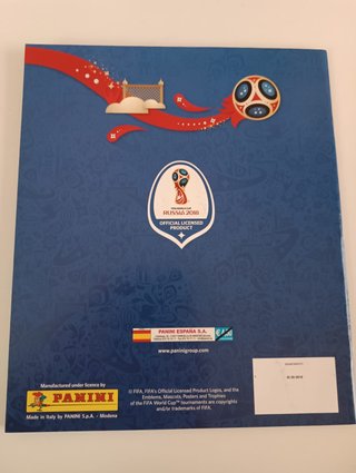 Álbum plancha Panini Mundial Rusia 2018