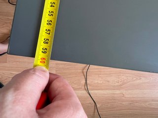 Mesa de trabajo Ikea gris