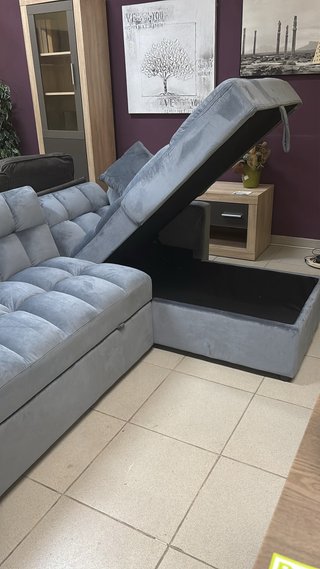 Sofá Chesslong con arcon y cama grande