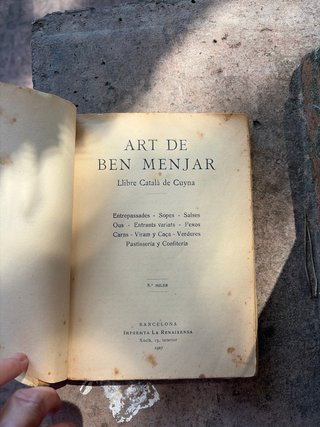 ART. DE BEN  MENJAR