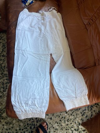 Pantalón blanco talla M