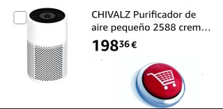Purificador de aire blanco y negro