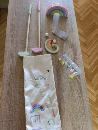 Set mini golf in legno