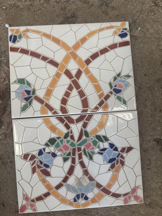 Azulejo decorativo estilo mosaico
