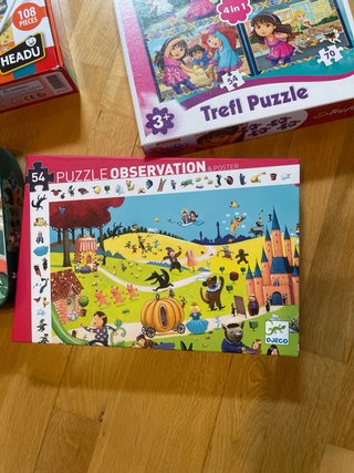 Lote 4 Puzzles Infantiles