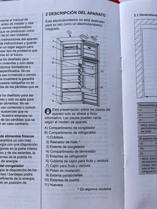 Frigorífico Congelador Ecron Blanco