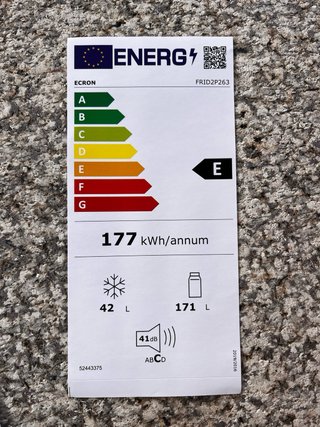 Frigorífico Congelador Ecron Blanco