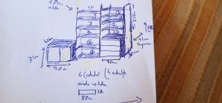 Librería modular de madera