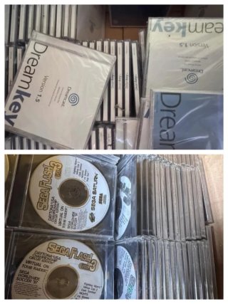 Sega Saturn Sega Flash 3 y dream key de dreamcast