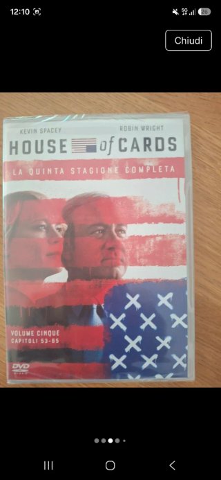 Collezione DVD House of Cards Stagioni 1-5