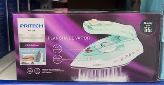 Plancha de Vapor Pritech KB-206 Suela Teflón