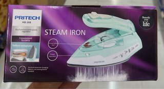 Plancha de Vapor Pritech KB-206 Suela Teflón