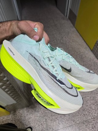 Zapatillas Nike Running alpha fly Teal/Amarillo
