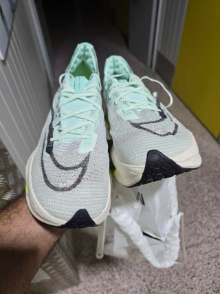 Zapatillas Nike Running alpha fly Teal/Amarillo