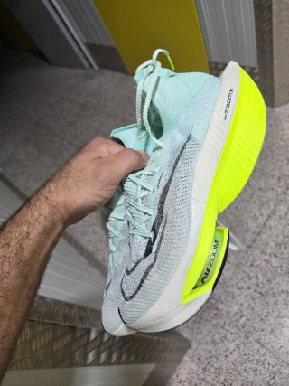 Zapatillas Nike Running alpha fly Teal/Amarillo