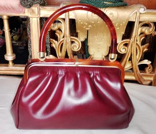 Bolso Vintage Burdeos