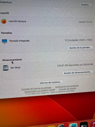 iMac 21.5" FHD - 2017 8GB RAM 256GB SSD