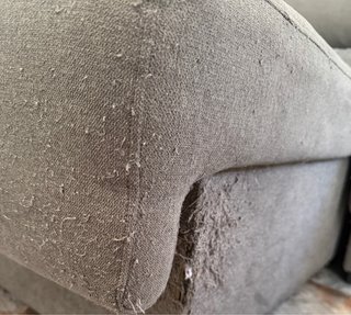 Sofá chaiselongue gris