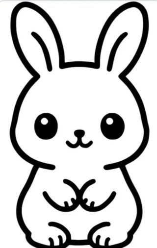 Conejo de peluche adorable