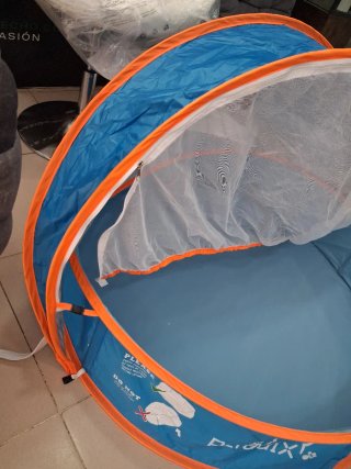 Piscina Portátil Peradix Azul y Naranja