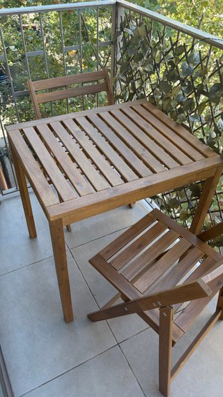 Mesa y 2 sillas exterior NÄMMARÖ