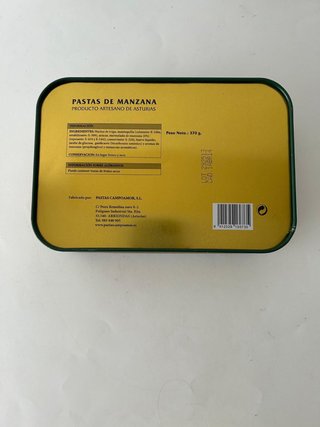 Caja Metálica Lagüertina Pastas de Manzana