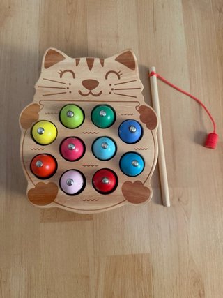 Juego de pesca madera niños