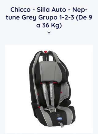Silla Coche Chicco Neptuno