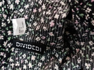 Vestido floral H&M Divided Talla S