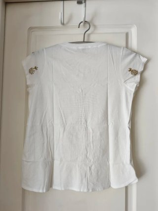 Camiseta Tintoretto Piñas Doradas Talla L