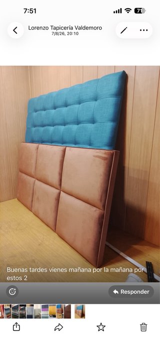 Cabecero Colgante Colchoneria MJ 135x80cm