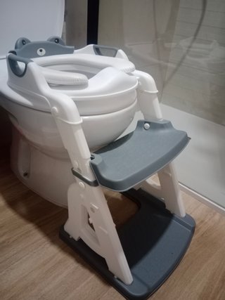 Escalera WC infantil con asiento